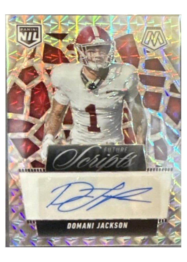 2025 Panini Mosaic Future Scripts Domani Jackson #FSC-DJN card