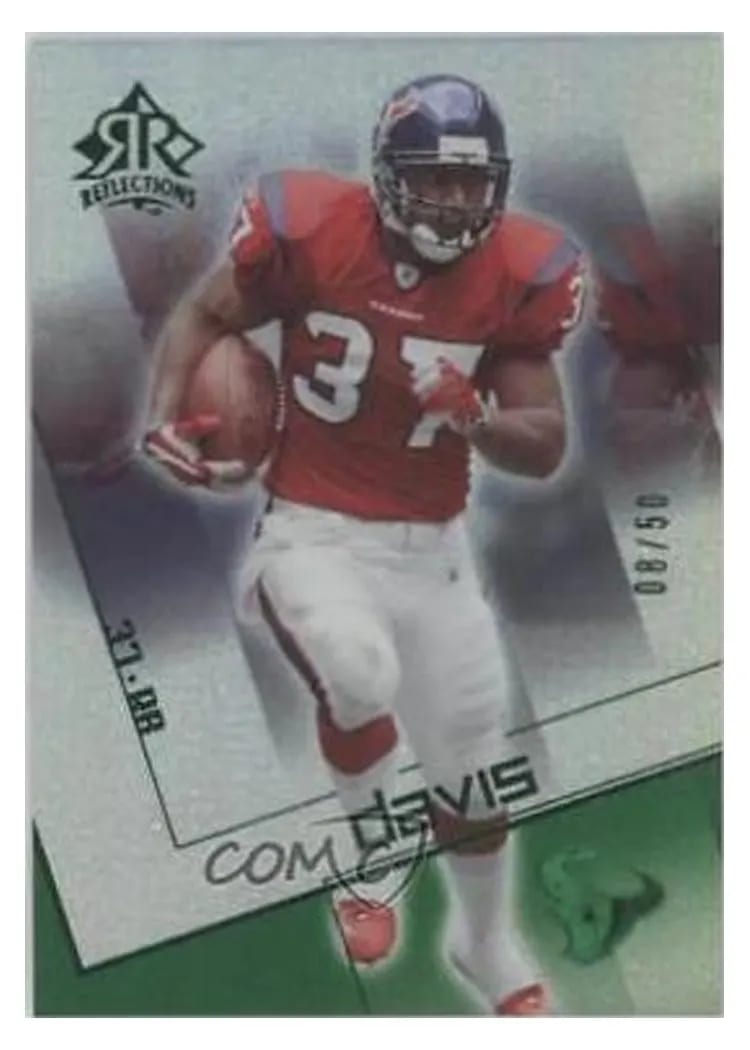 2004 Upper Deck Reflections Domanick Davis #37 card