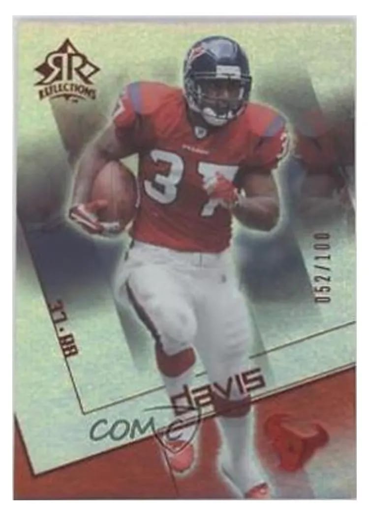 2004 Upper Deck Reflections Domanick Davis #37 card