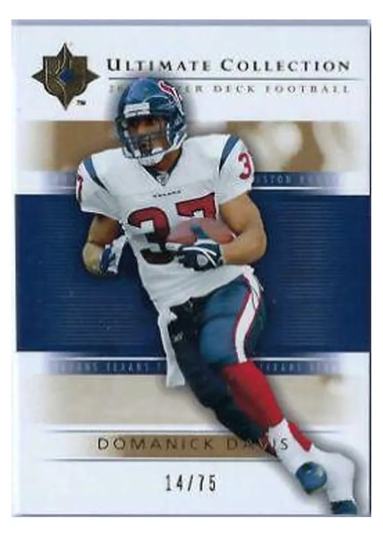 2004 Upper Deck Ultimate Collection Domanick Davis Gold #24 card
