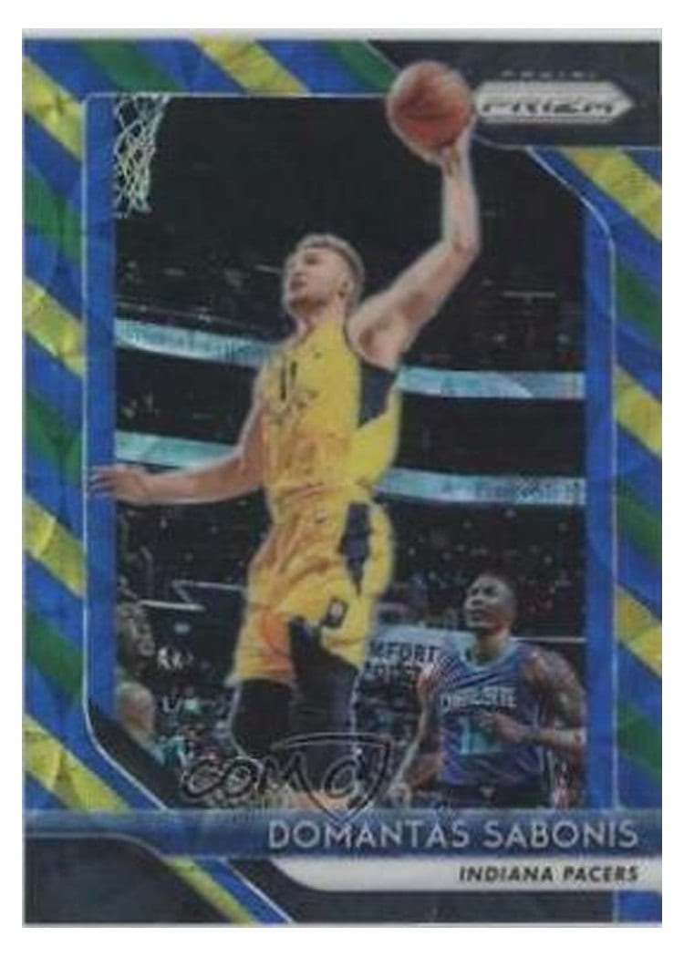 2018-19 Panini Prizm Base Set Domantas Sabonis #174 card