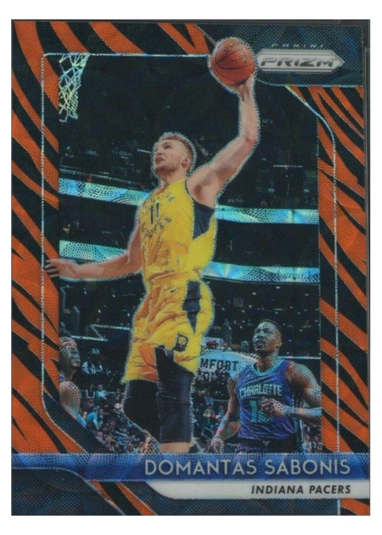 2018-19 Panini Prizm Base Set Domantas Sabonis #174 card
