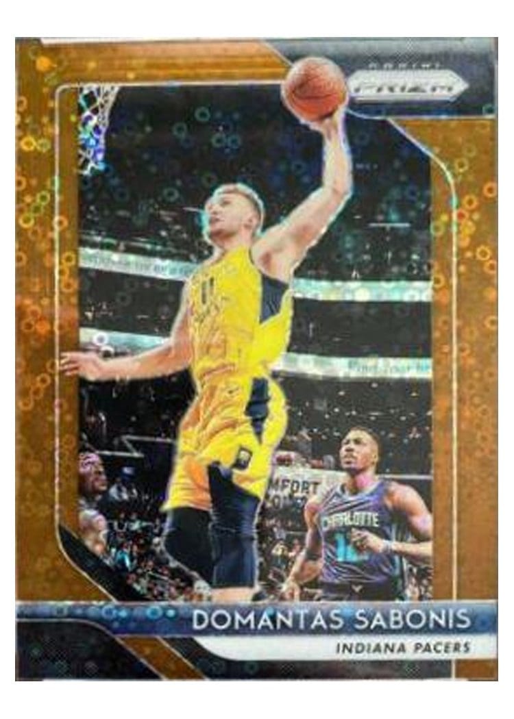 2018-19 Panini Prizm Base Set Domantas Sabonis #174 card