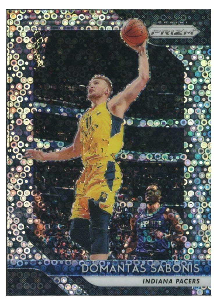 2018-19 Panini Prizm Base Set Domantas Sabonis #174 card