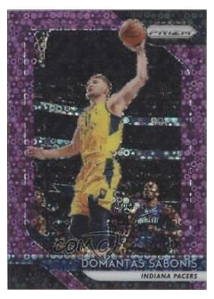 2018-19 Panini Prizm Base Set Domantas Sabonis #174 card