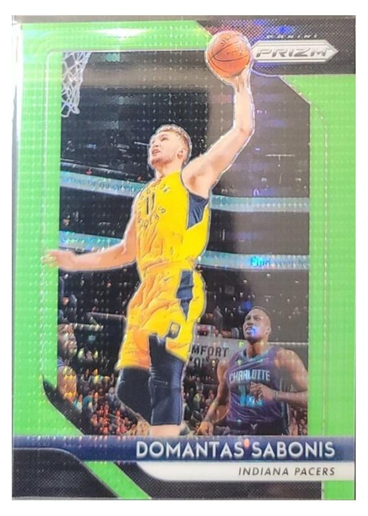 2018-19 Panini Prizm Base Set Domantas Sabonis #174 card