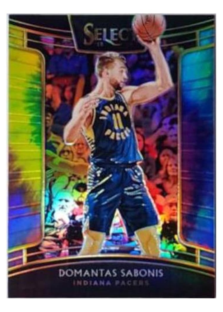 2018-19 Panini Prizm Base Set Domantas Sabonis #174 card