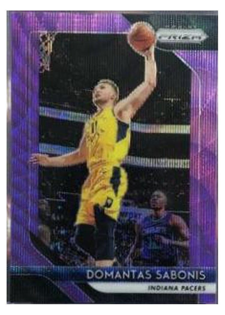 2018-19 Panini Prizm Base Set Domantas Sabonis #174 card