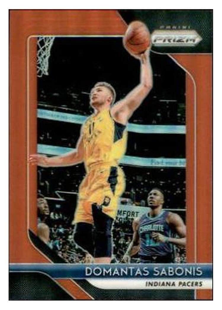 2018-19 Panini Prizm Base Set Domantas Sabonis #174 card