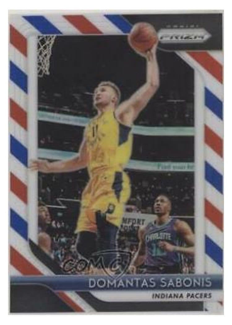 2018-19 Panini Prizm Base Set Domantas Sabonis #174 card