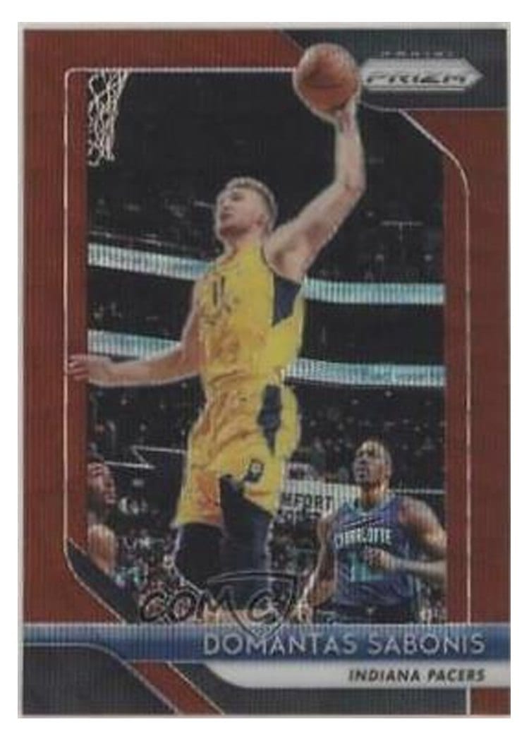 2018-19 Panini Prizm Base Set Domantas Sabonis #174 card