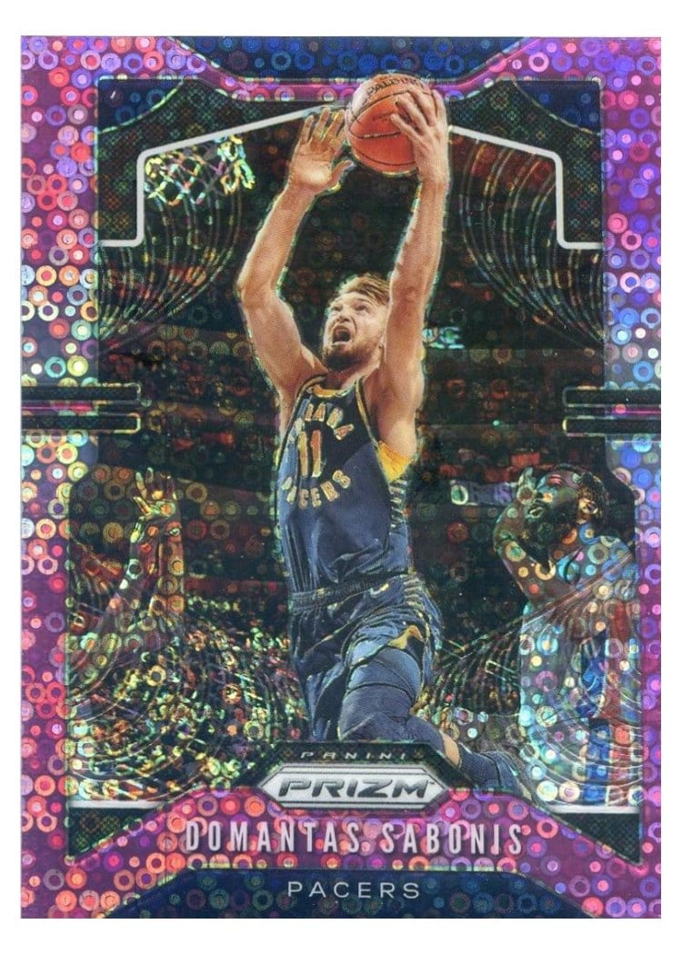 2019-20 Panini Prizm Base Set Domantas Sabonis #215 card