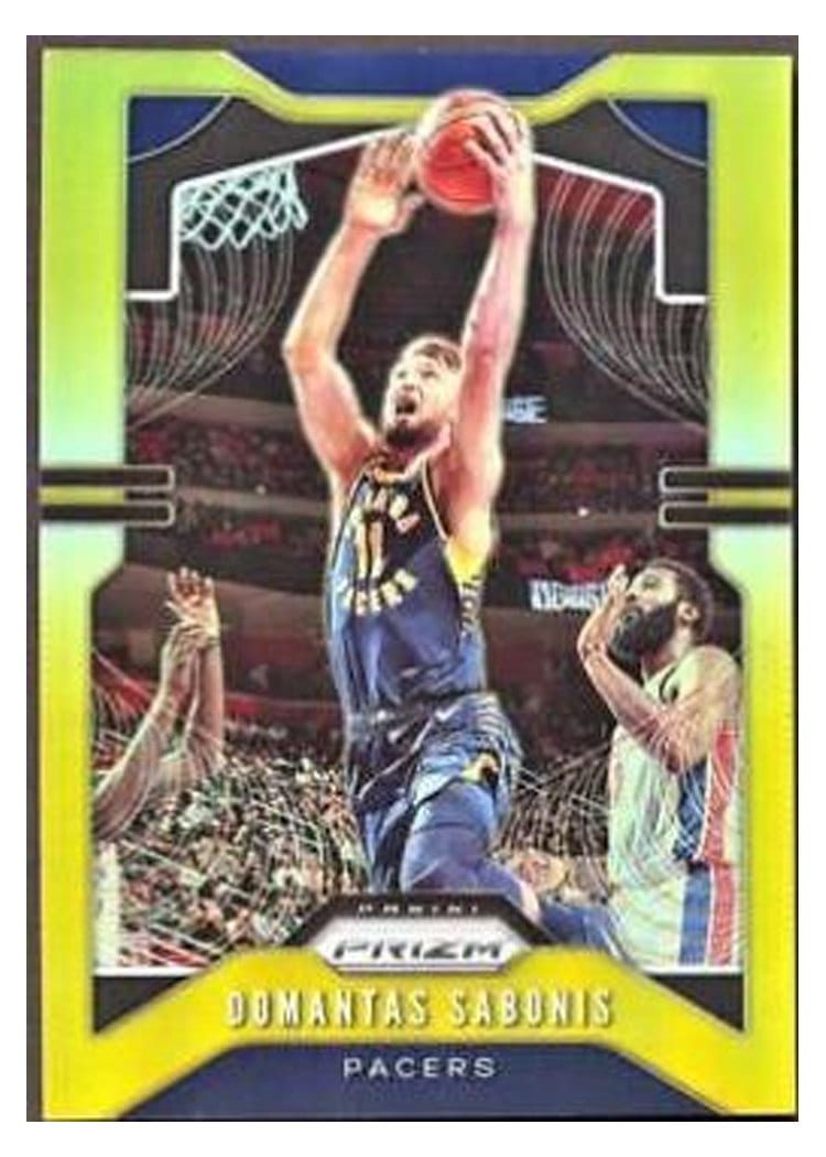 2019-20 Panini Prizm Base Set Domantas Sabonis #215 card