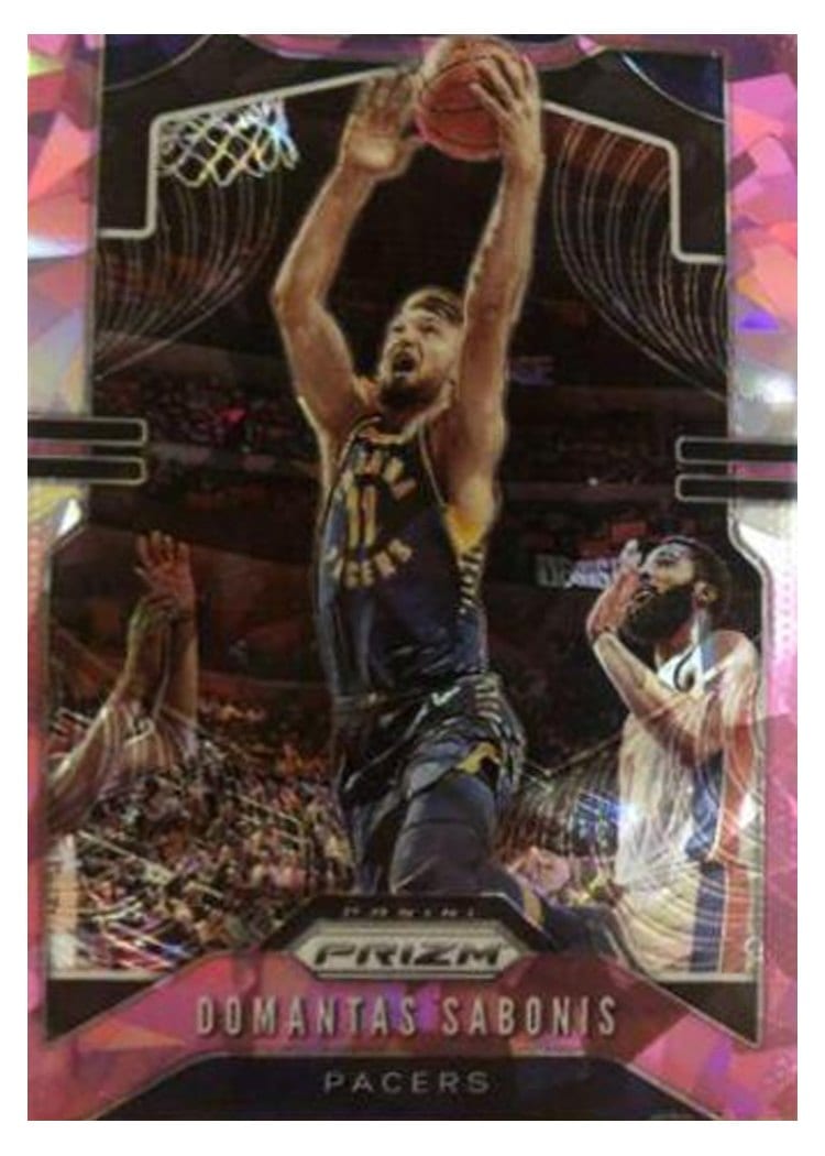 2019-20 Panini Prizm Base Set Domantas Sabonis #215 card