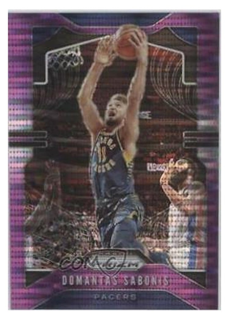 2019-20 Panini Prizm Base Set Domantas Sabonis #215 card