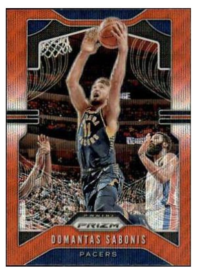 2019-20 Panini Prizm Base Set Domantas Sabonis #215 card
