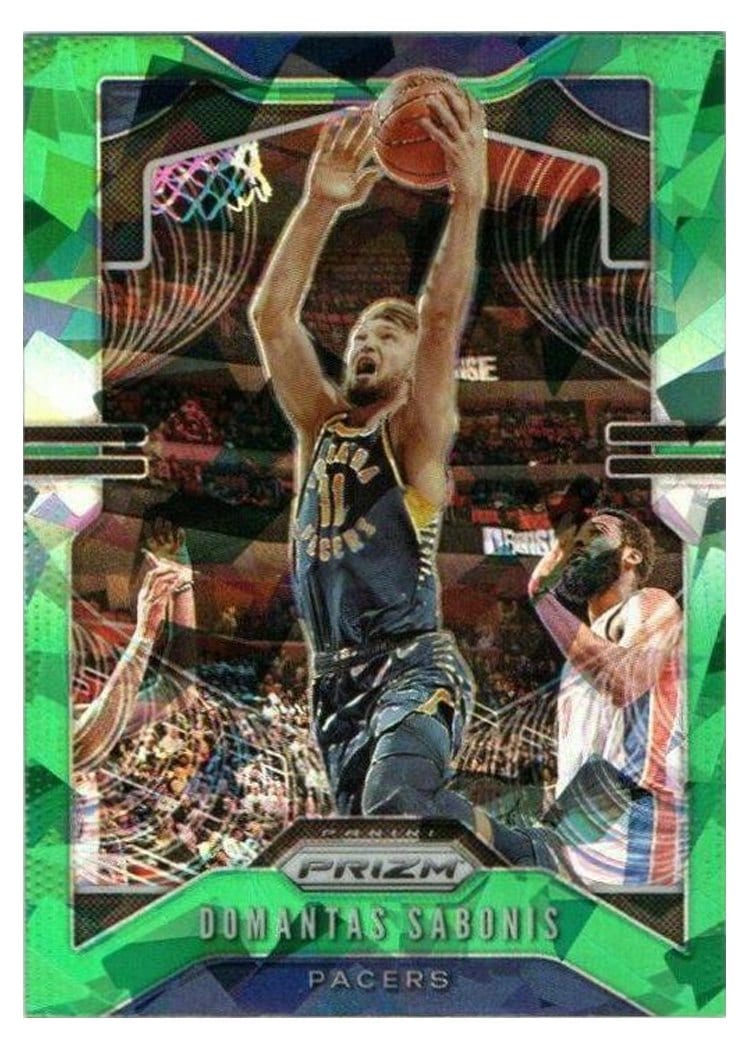 2019-20 Panini Prizm Base Set Domantas Sabonis #215 card