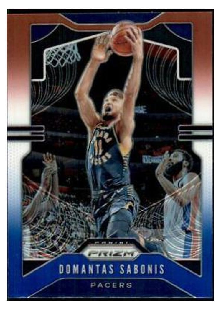 2019-20 Panini Prizm Base Set Domantas Sabonis #215 card