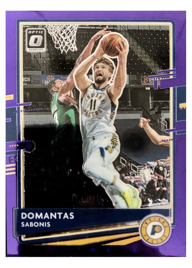 2020-21 Donruss Optic Base Set Domantas Sabonis #142 card