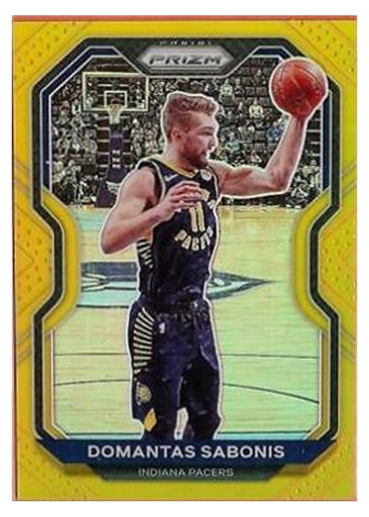 2020-21 Panini Prizm Base Set Domantas Sabonis #23 card