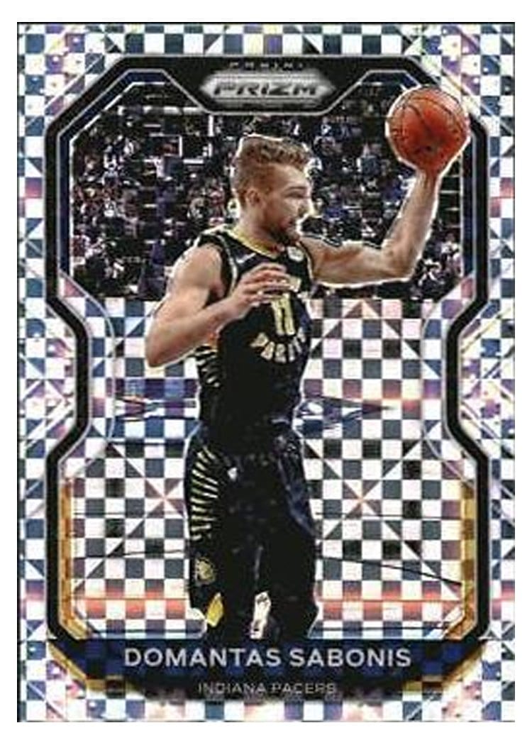 2020-21 Panini Prizm Base Set Domantas Sabonis #23 card