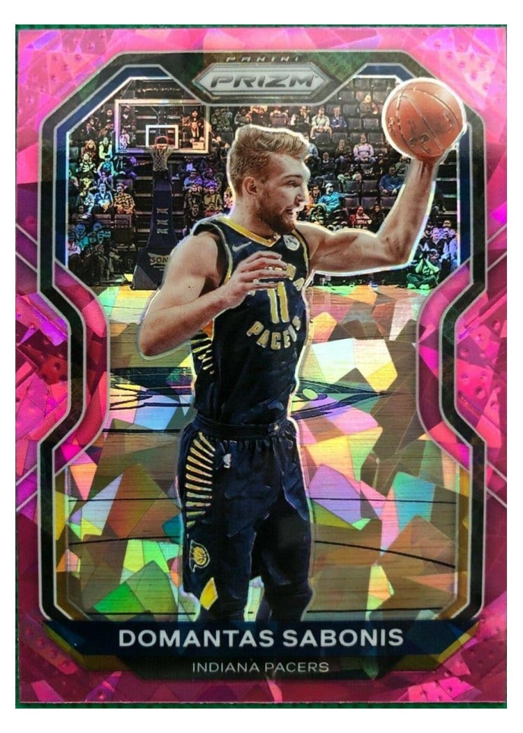 2020-21 Panini Prizm Base Set Domantas Sabonis #23 card