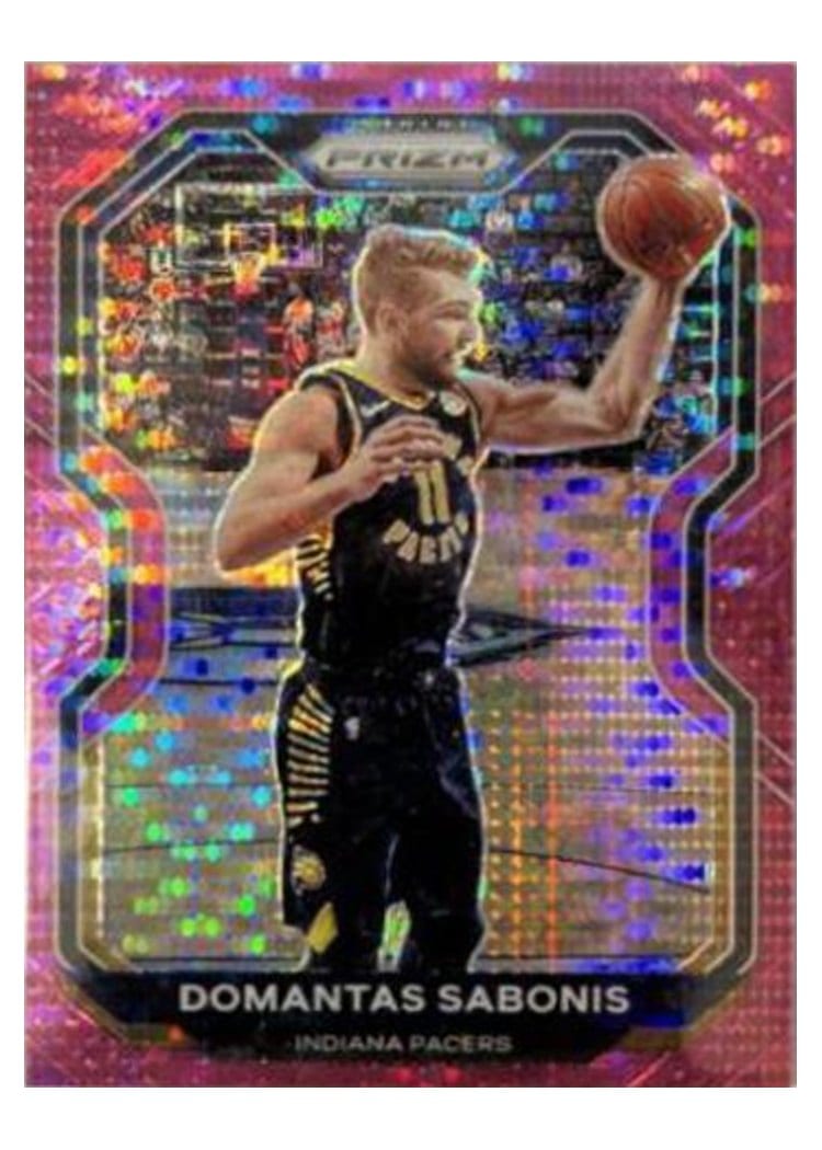 2020-21 Panini Prizm Base Set Domantas Sabonis #23 card