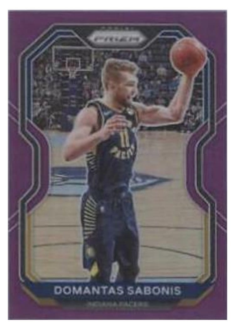 2020-21 Panini Prizm Base Set Domantas Sabonis #23 card