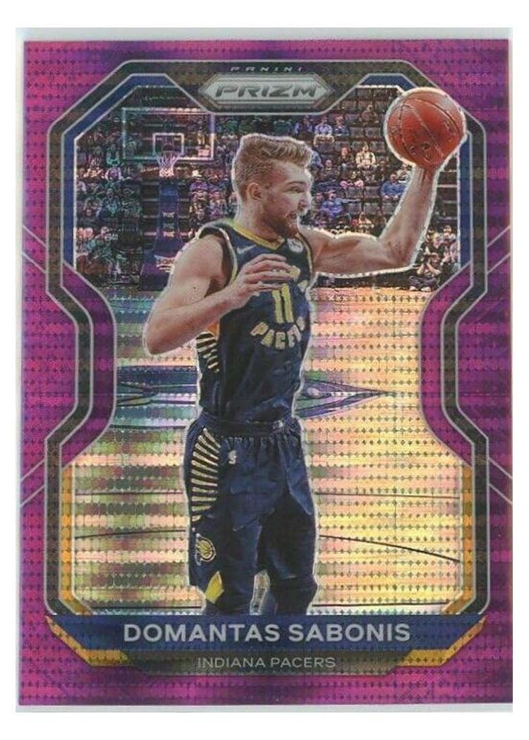 2020-21 Panini Prizm Base Set Domantas Sabonis #23 card