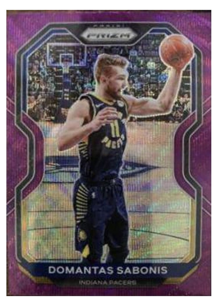 2020-21 Panini Prizm Base Set Domantas Sabonis #23 card