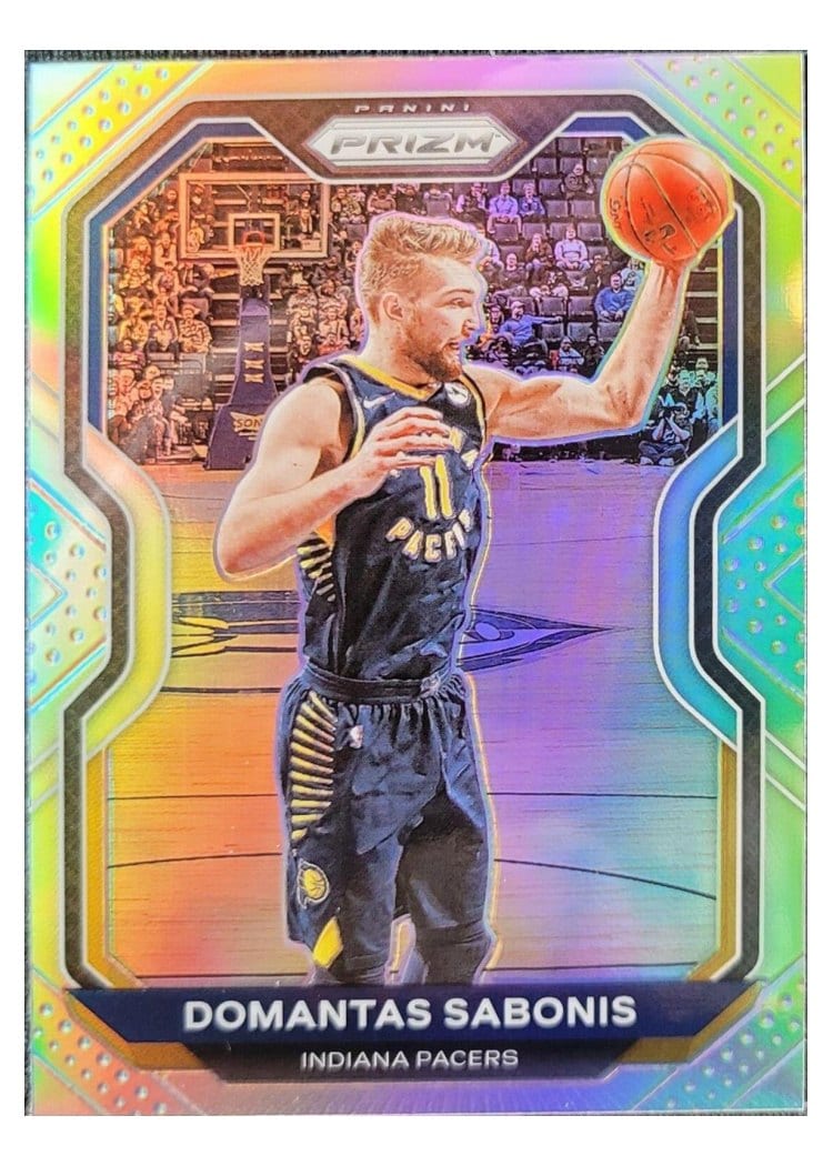 2020-21 Panini Prizm Base Set Domantas Sabonis #23 card