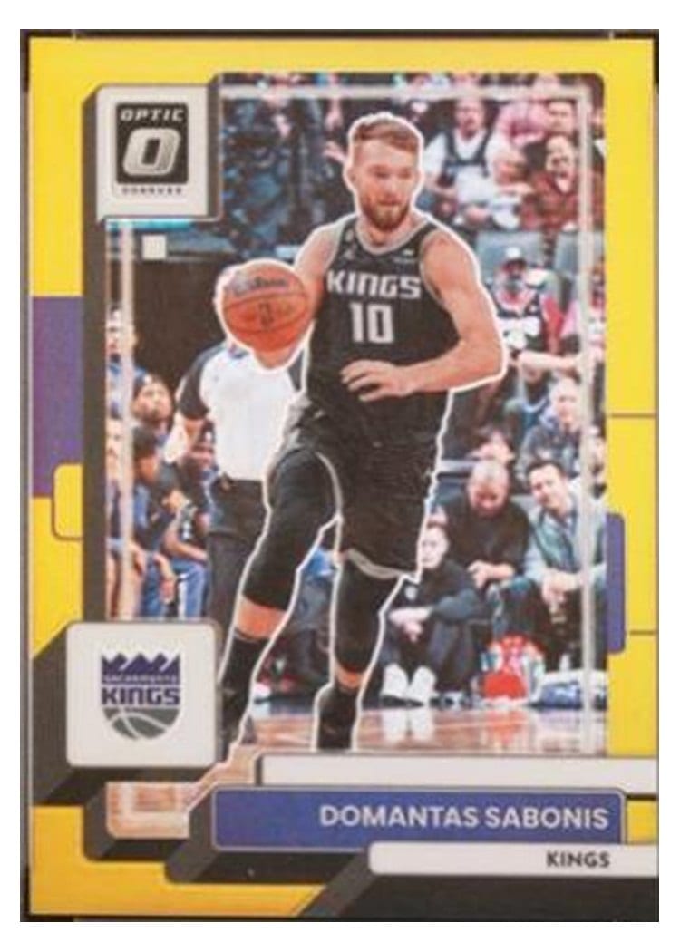 2022-23 Donruss Optic Base Set Domantas Sabonis #117 card