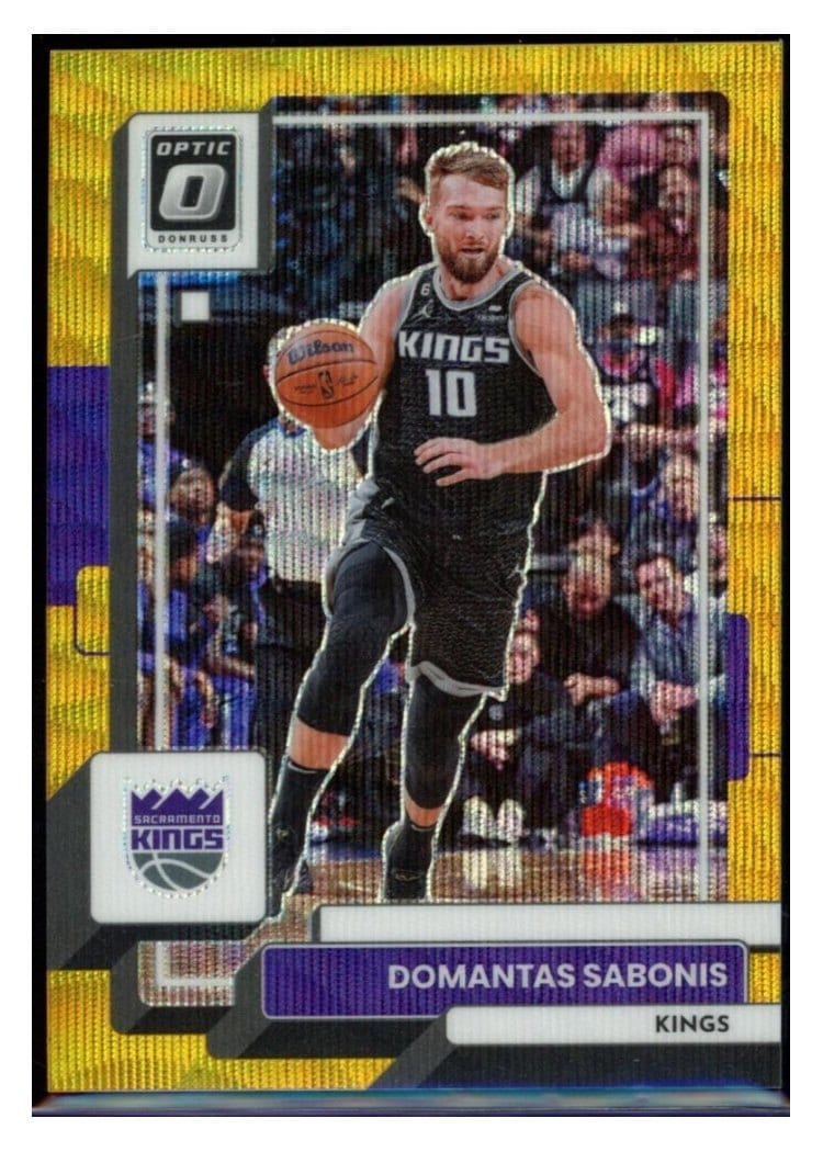 2022-23 Donruss Optic Base Set Domantas Sabonis #117 card
