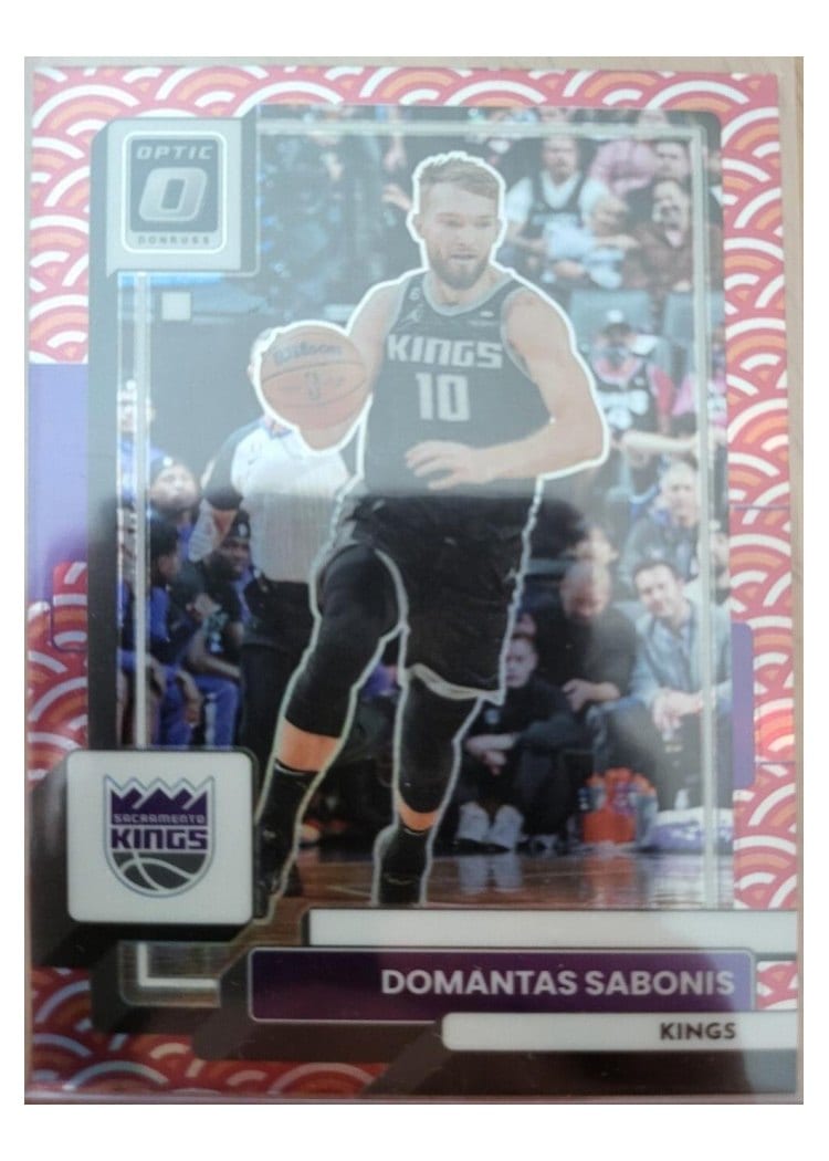 2022-23 Donruss Optic Base Set Domantas Sabonis Photon #117 card