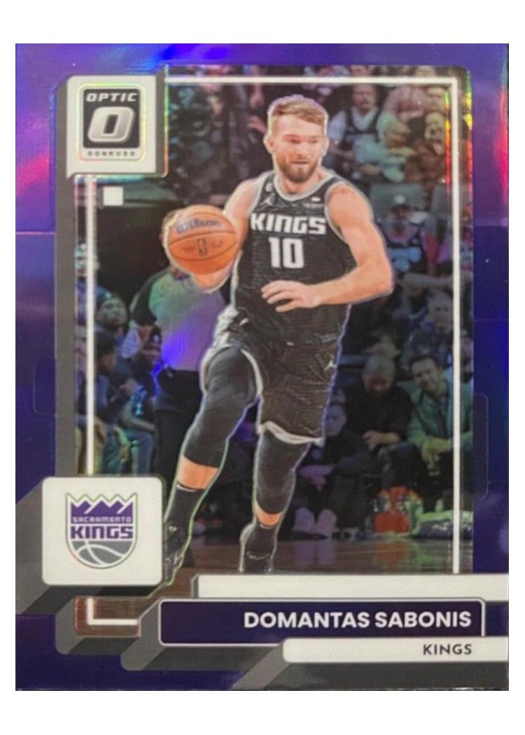 2022-23 Donruss Optic Base Set Domantas Sabonis #117 card