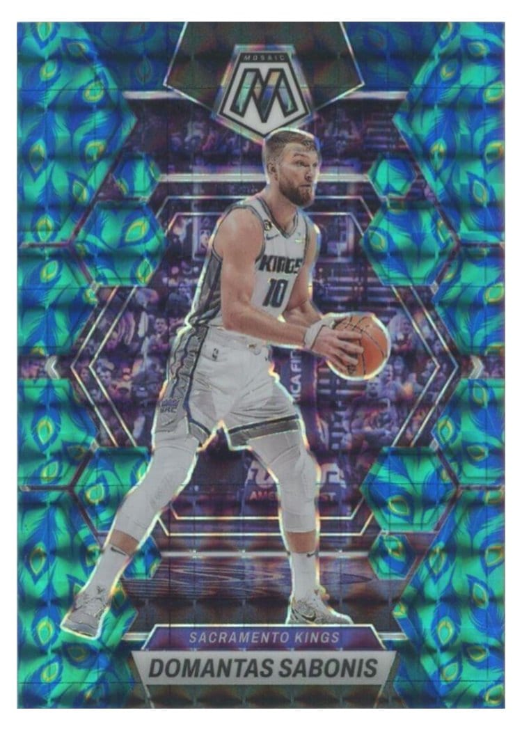 2022-23 Panini Mosaic Base Set Domantas Sabonis #65 card