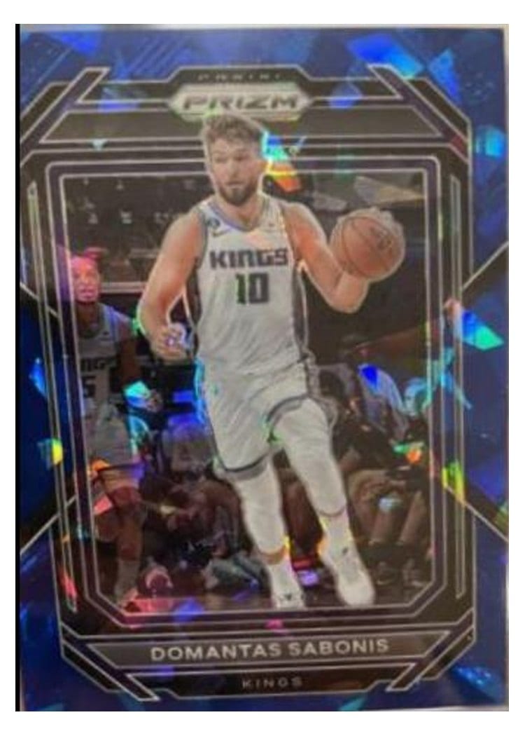 2022-23 Panini Prizm Base Set Domantas Sabonis #143 card
