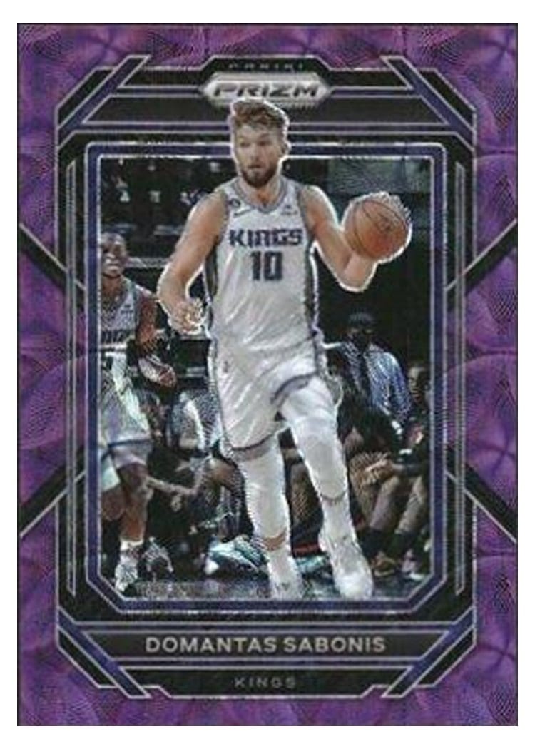 2022-23 Panini Prizm Base Set Domantas Sabonis #143 card