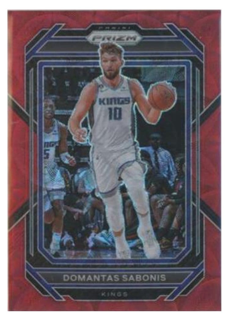 2022-23 Panini Prizm Base Set Domantas Sabonis #143 card