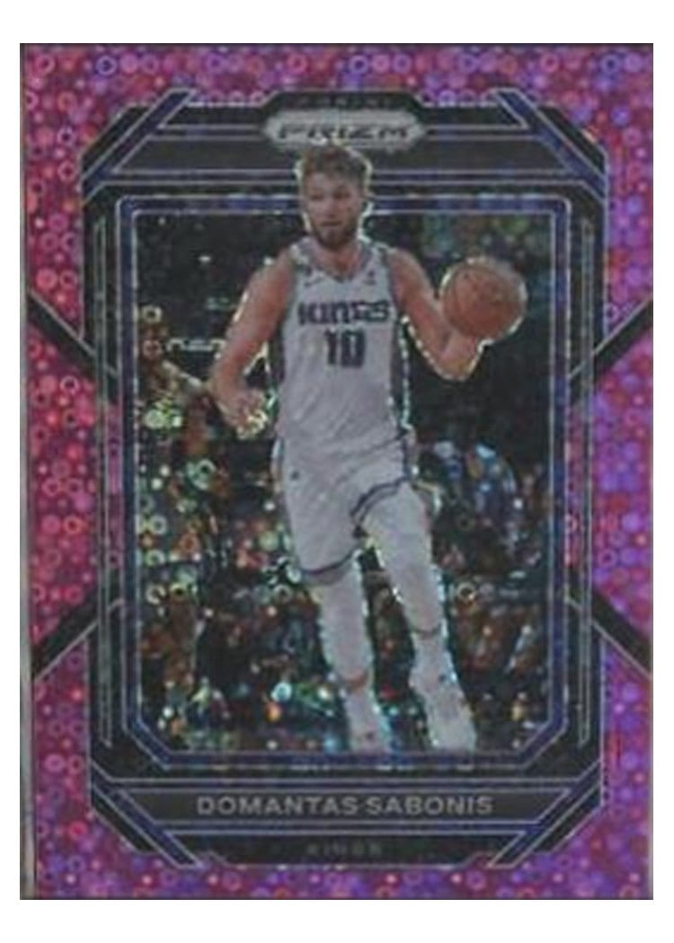 2022-23 Panini Prizm Base Set Domantas Sabonis #143 card