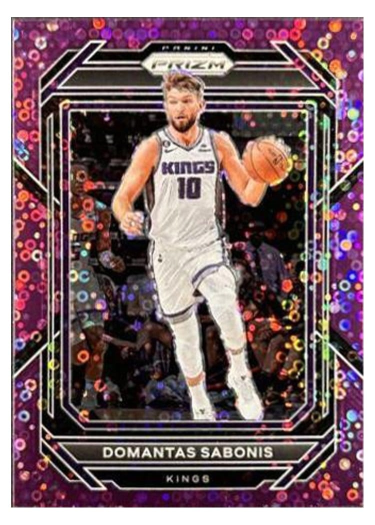 2022-23 Panini Prizm Base Set Domantas Sabonis #143 card