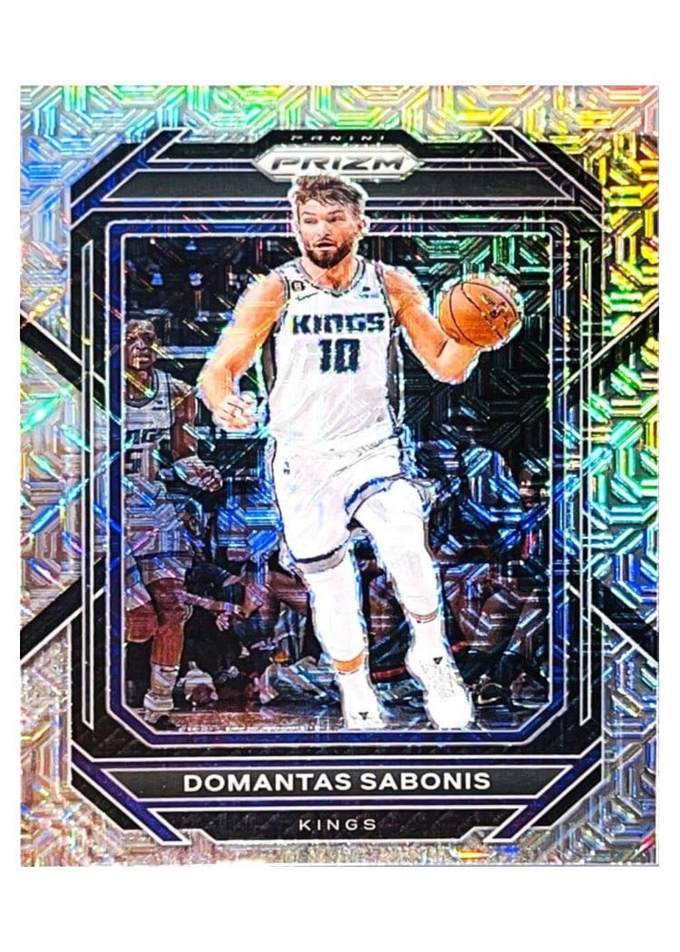 2022-23 Panini Prizm Base Set Domantas Sabonis #143 card