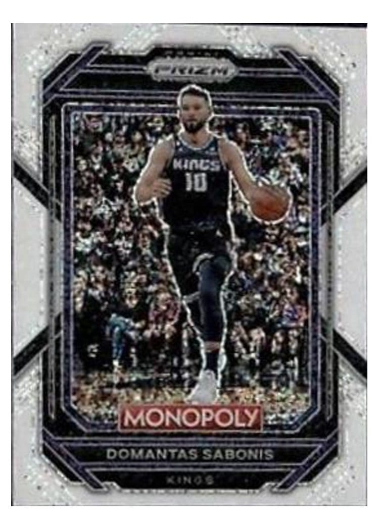 2022-23 Panini Prizm Base Set Domantas Sabonis #143 card