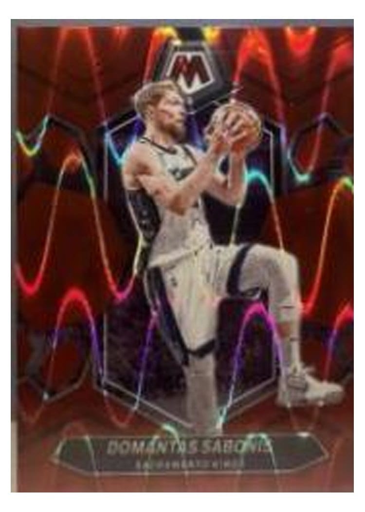 2023-24 Panini Mosaic Base Set Domantas Sabonis #76 card