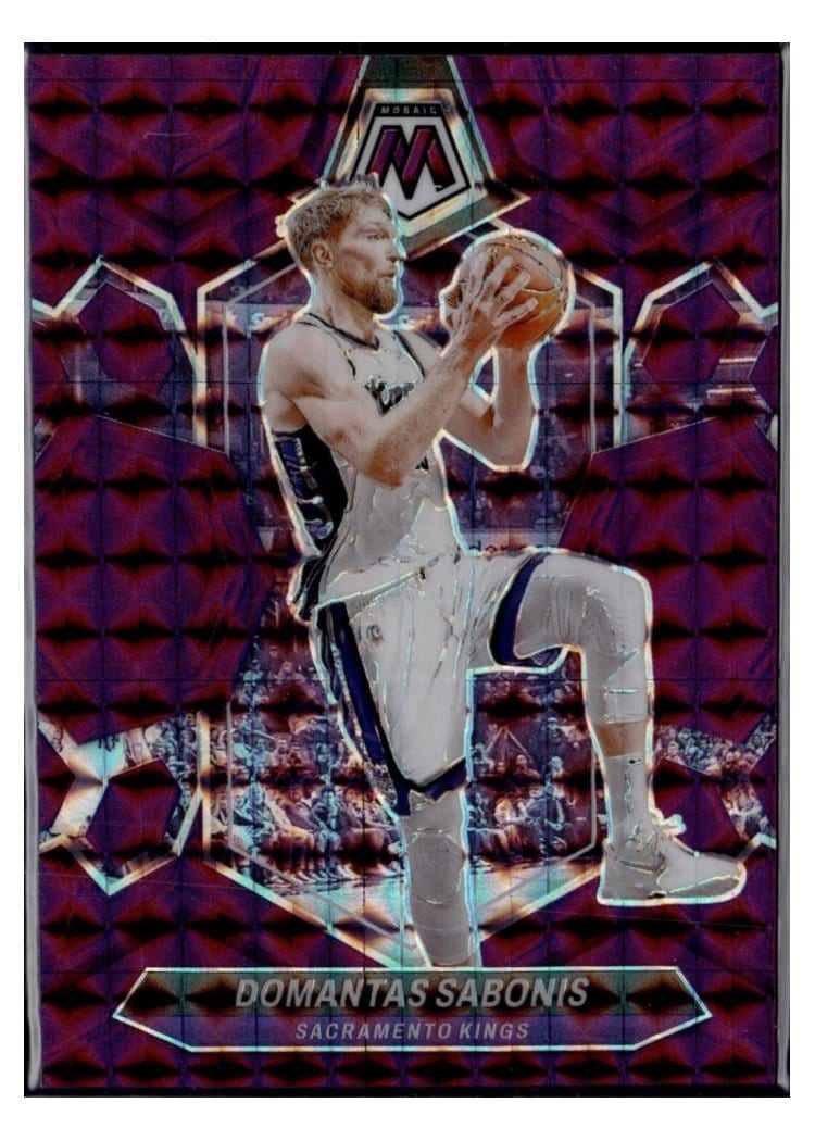 2023-24 Panini Mosaic Base Set Domantas Sabonis #76 card