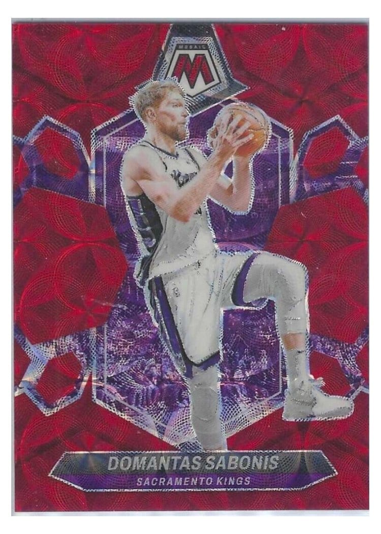 2023-24 Panini Mosaic Base Set Domantas Sabonis #76 card
