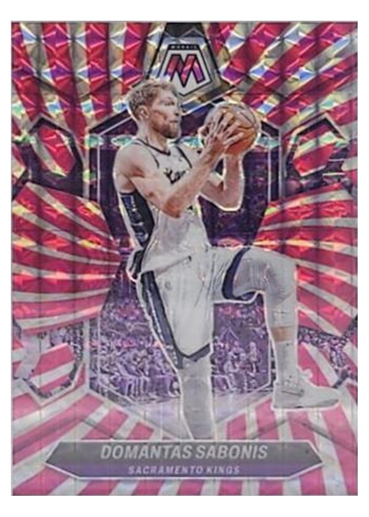 2023-24 Panini Mosaic Base Set Domantas Sabonis #76 card