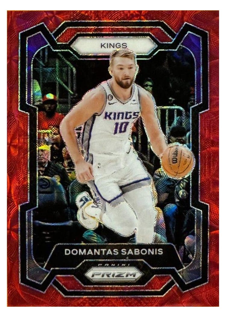 2023-24 Panini Prizm Base Set Domantas Sabonis #45 card
