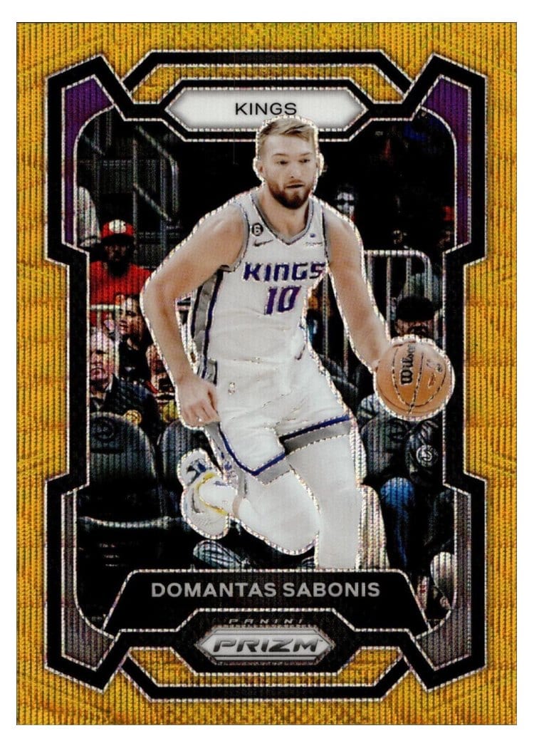 2023-24 Panini Prizm Base Set Domantas Sabonis #45 card
