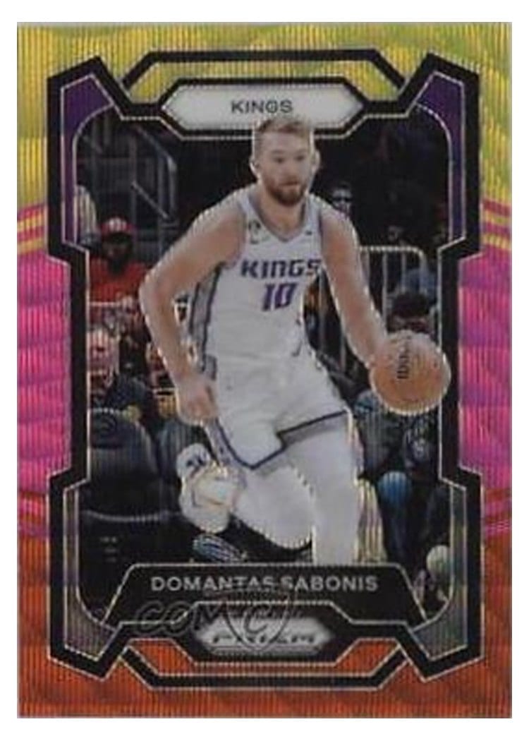 2023-24 Panini Prizm Base Set Domantas Sabonis #45 card
